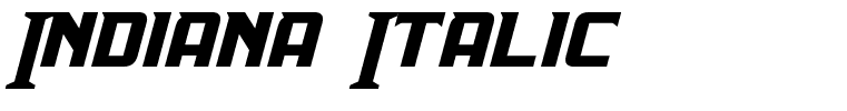 Indiana Italic