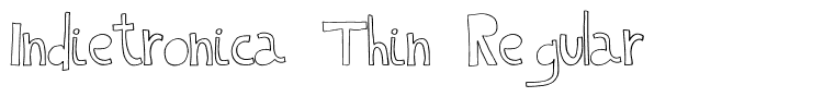 Indietronica Thin Regular