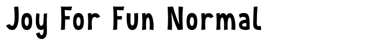 Joy For Fun Normal