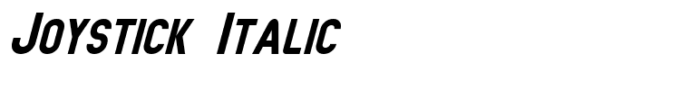 Joystick Italic