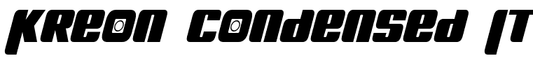 Kreon Condensed Italic