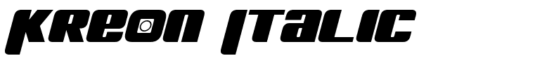 Kreon Italic