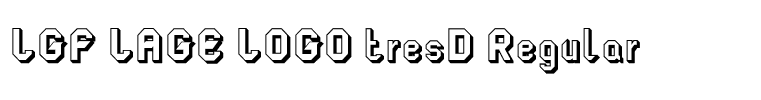 LGF LAGE LOGO tresD Regular