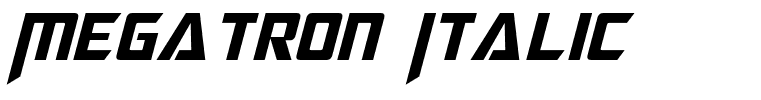 Megatron Italic