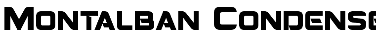 Montalban Condensed Bold