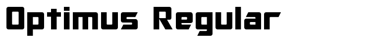Optimus Regular
