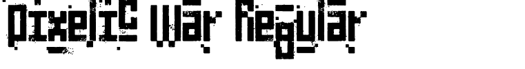 Pixelic War Regular