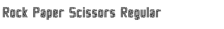 Rock Paper Scissors Regular