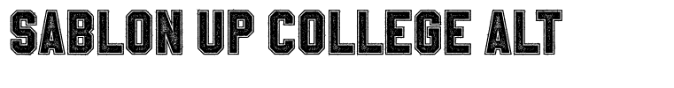 Sablon Up College Alt