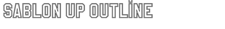 Sablon Up Outline