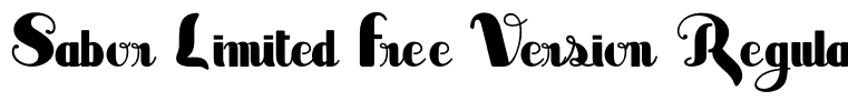 Sabor Limited Free Version Regular
