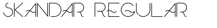 Skandar Regular