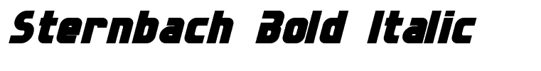 Sternbach Bold Italic