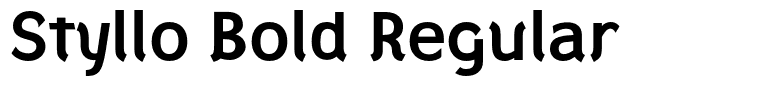 Styllo Bold Regular