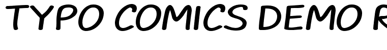 TYPO COMICS DEMO Regular