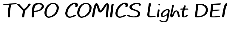 TYPO COMICS Light DEMO Regular