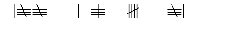 Tally Mark Regular