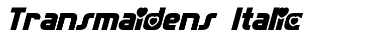 Transmaidens Italic