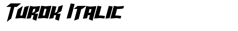 Turok Italic