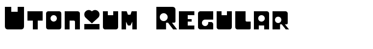 Utonium Regular