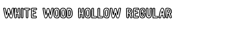 White wood Hollow Regular