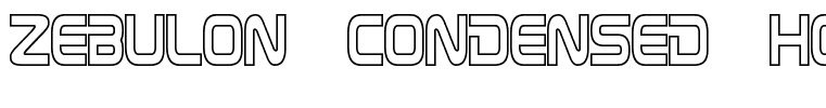 Zebulon Condensed Hollow Regular