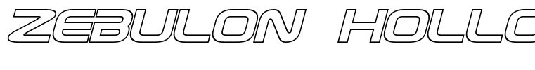Zebulon Hollow Italic