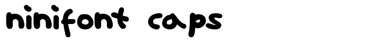 ninifont caps