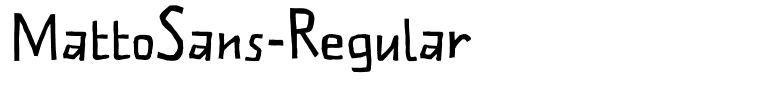 MattoSans-Regular