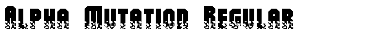 Alpha Mutation Regular