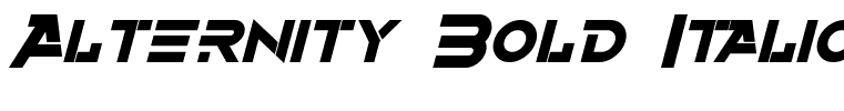 Alternity Bold Italic