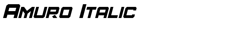 Amuro Italic
