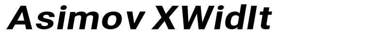 Asimov XWidIt