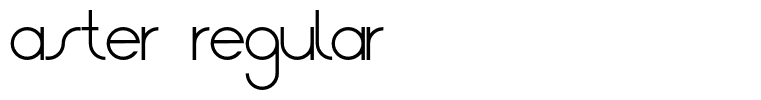 Aster Regular