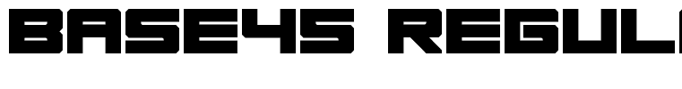 Base45 Regular