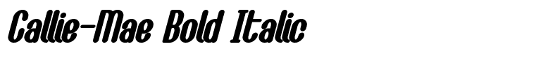 Callie-Mae Bold Italic