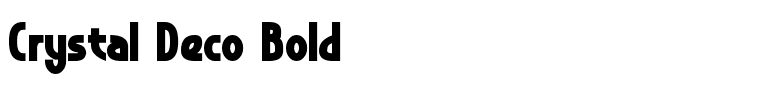 Crystal Deco Bold