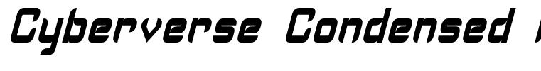 Cyberverse Condensed Italic
