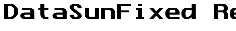 DataSunFixed Regular