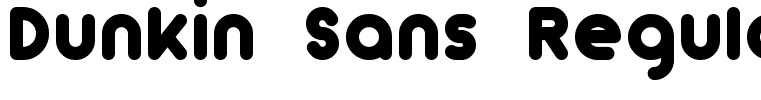 Dunkin Sans Regular