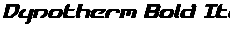 Dynotherm Bold Italic