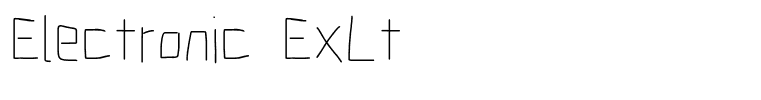 Electronic ExLt