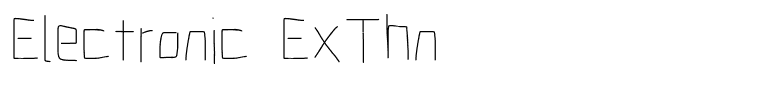 Electronic ExThn