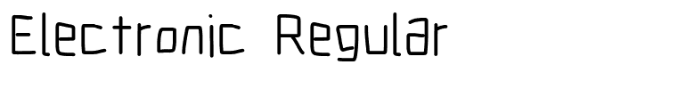 Electronic Regular