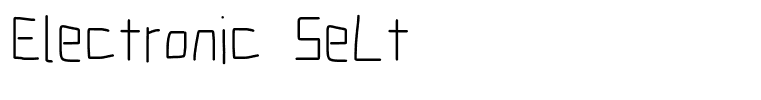 Electronic SeLt