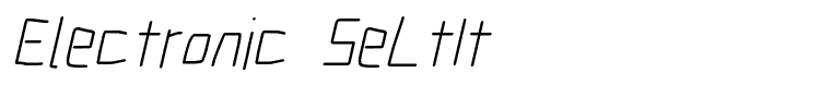 Electronic SeLtIt