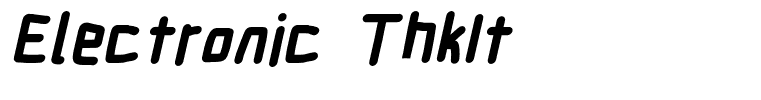 Electronic ThkIt