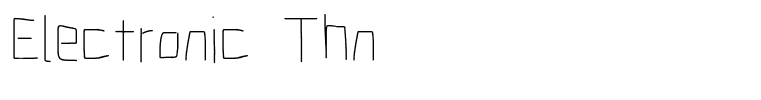 Electronic Thn