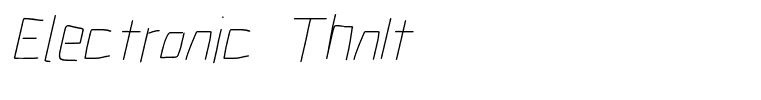 Electronic ThnIt