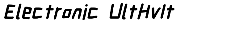 Electronic UltHvIt